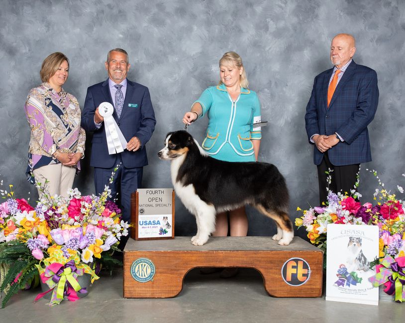 Open Class Placer at 2021 USASA National Specialty