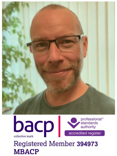 Photograph of mental and emotional health counsellor John Hogarth.