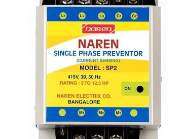 Naren Single Phase Preventor device for electrical protection and current sensing.