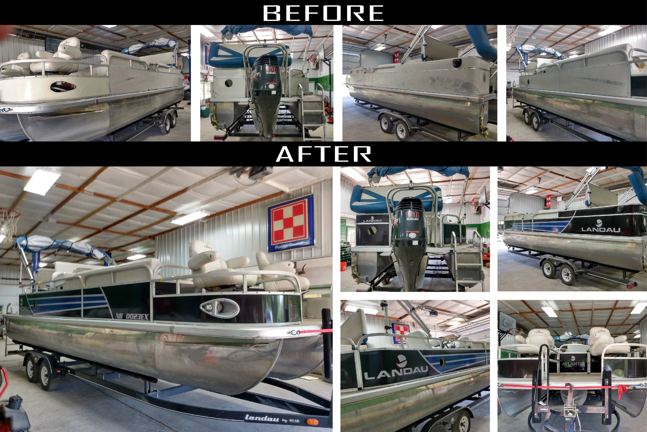 Pontoon and Boat Custom Vinyl Graphics