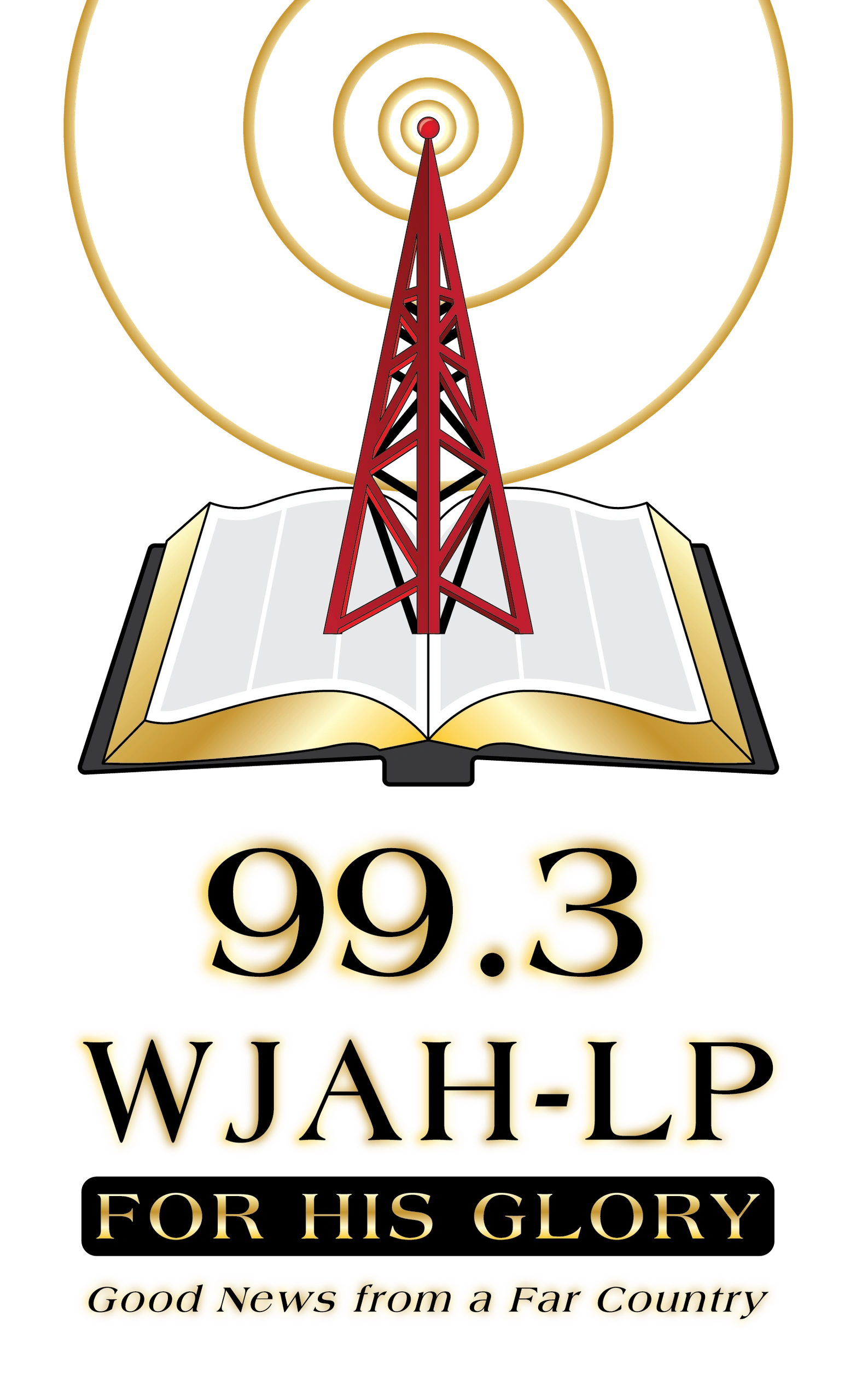 WJAH 99.3 "Good News Radio" Union, Maine logo