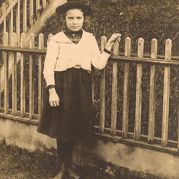 My great-grandmother as a young girl living in Oregon.