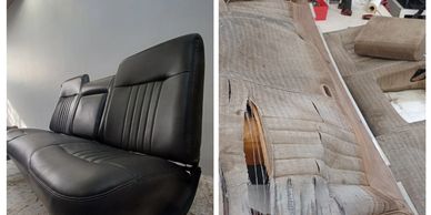 Professional commercial truck seat repair and fleet vehicle upholstery in Moonachie, NJ.