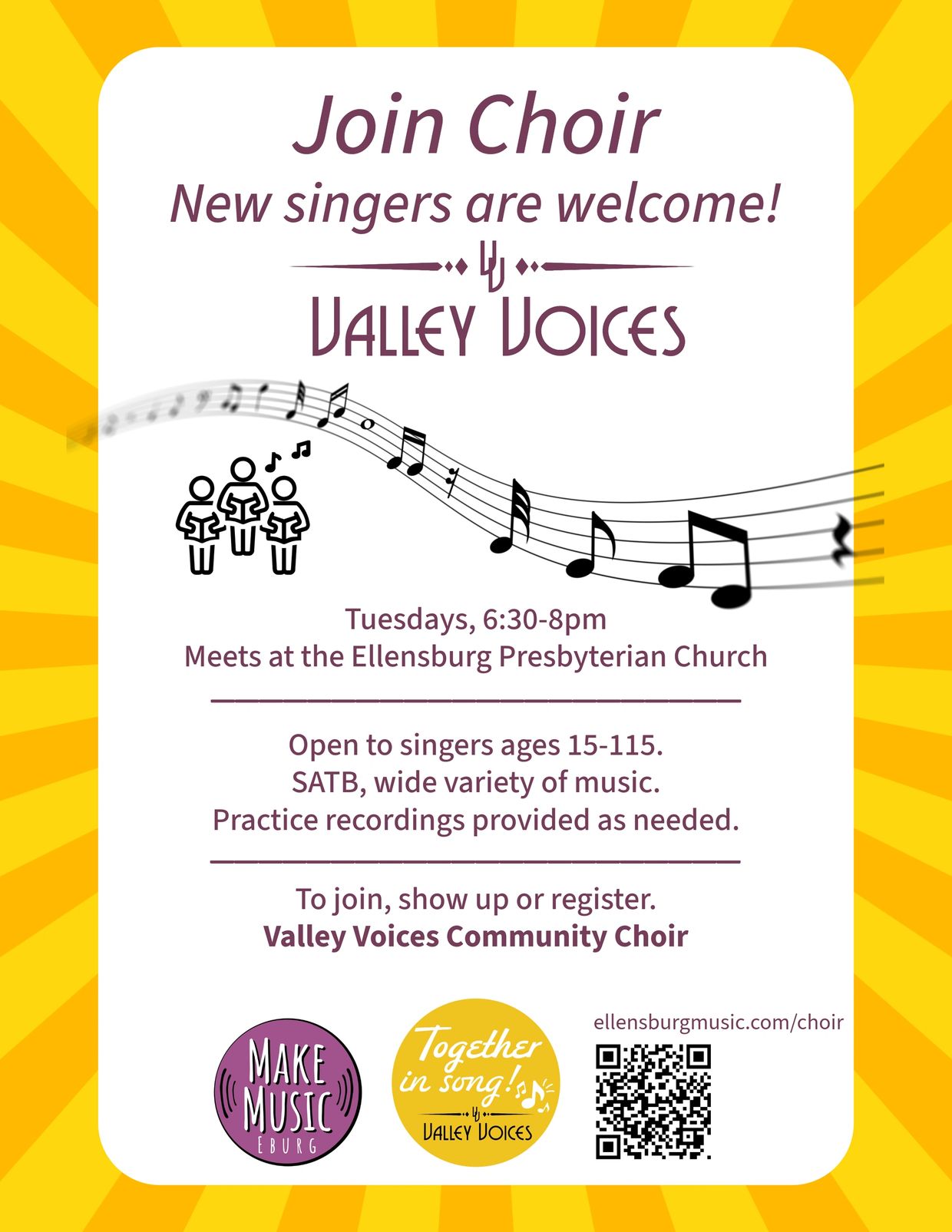Choir flyer