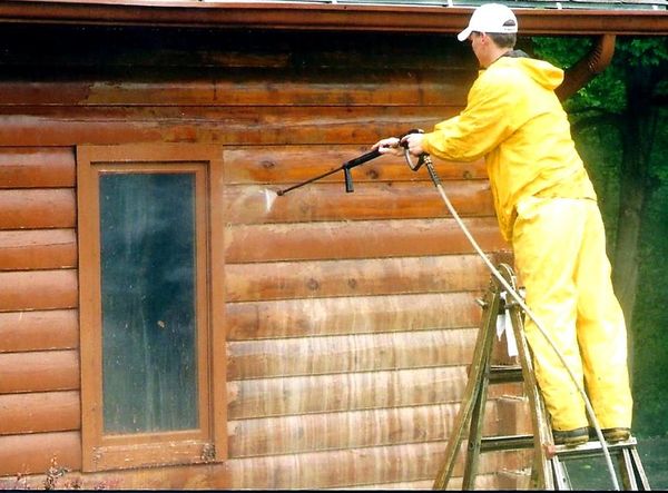 log home cleaning