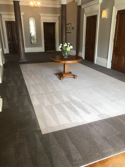 Bespoke cleaning for a hotel foyer