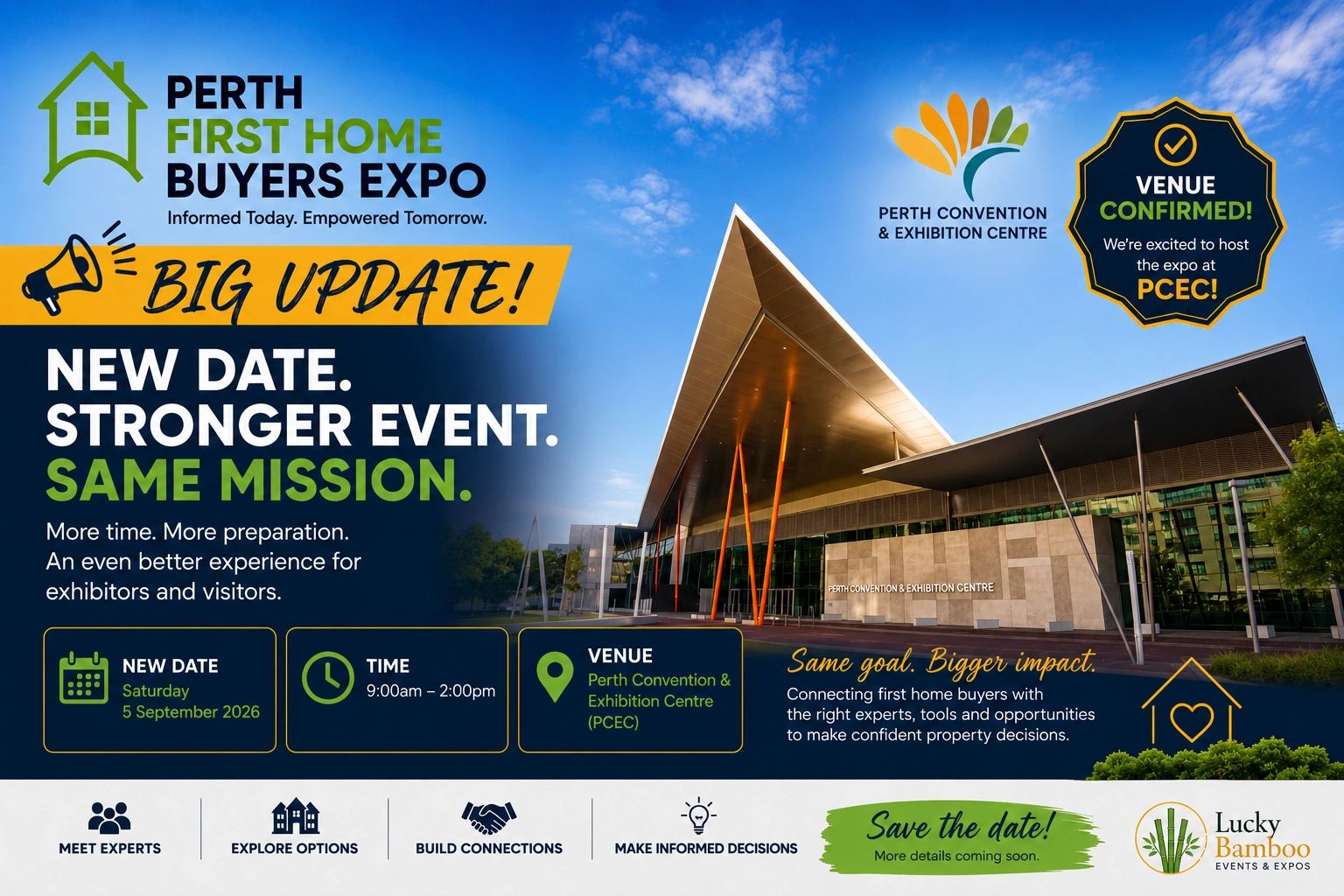 Modern creative workspace representing event planning, organisation and behind-the-scenes preparation at Lucky Bamboo Events & Expos.