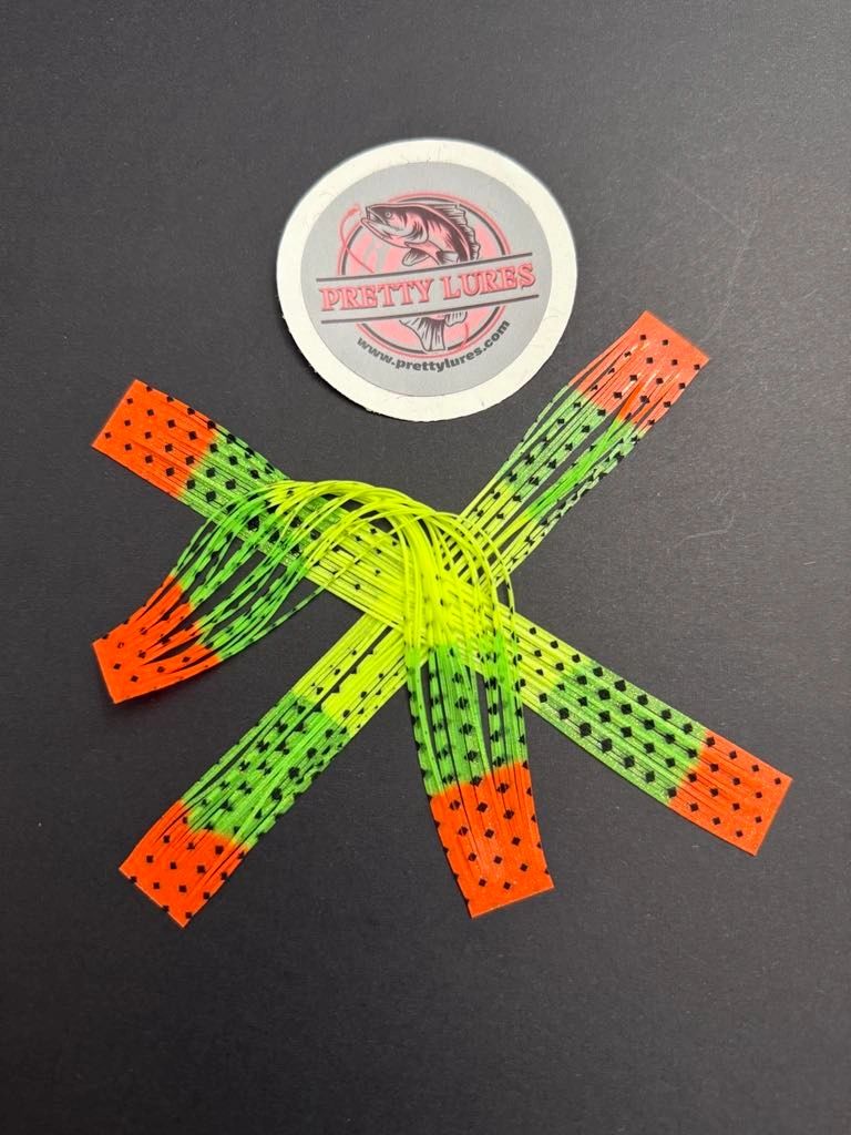 Silicone Skirt tabs ( Fire Tiger )