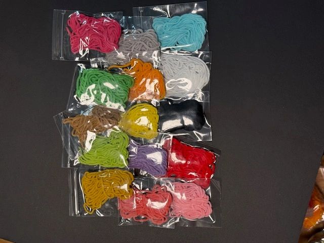 Small 2.5mm mop chenille 3 yards
