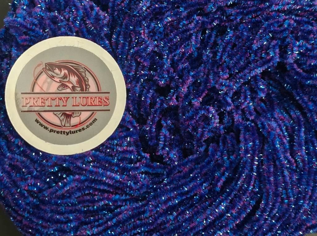 New Age Chenille #2 Dark Royal (sold by the yard)