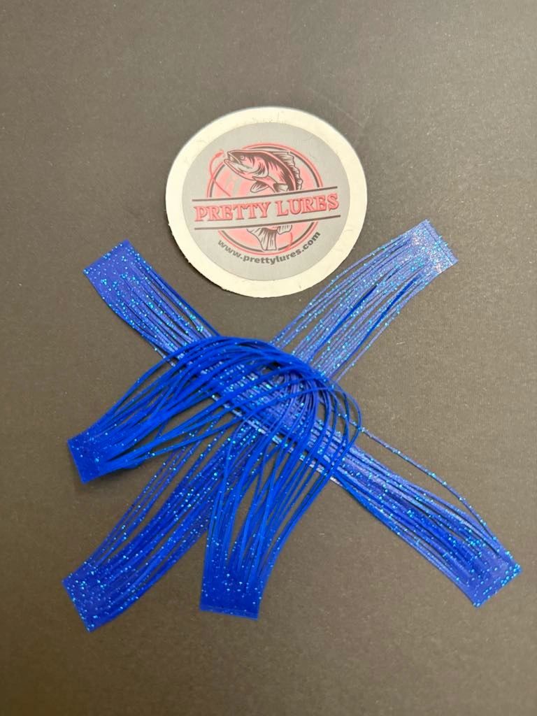 Silicone Skirt tabs ( Blue Blue Flake )