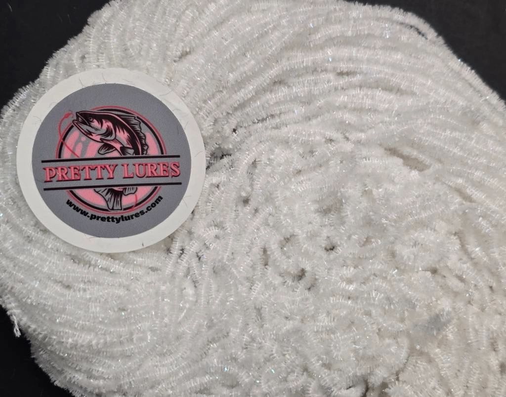 New Age Chenille #2 White Pearl (sold by the yard)