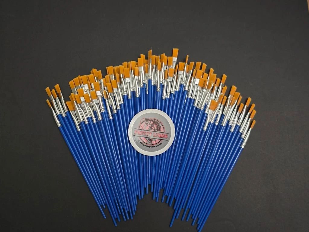 Flat 1/4" Brushes (50,100,250)pack