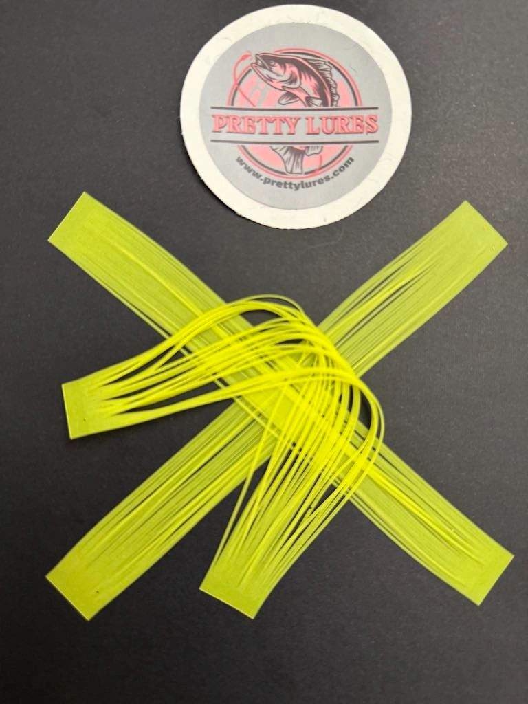 Silicone Skirt tabs ( Glow Chartreuse )