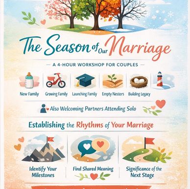 Workshop on marriage stages and building legacy for couples.