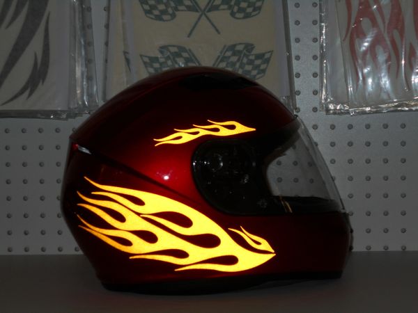 Reflective Helmet Decals 