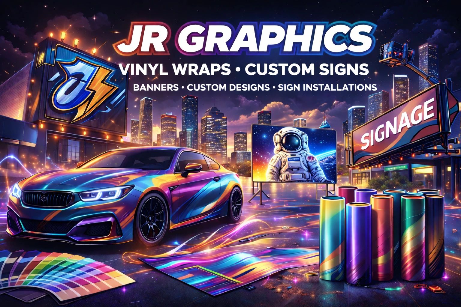 JR Graphics: Custom Signs, Vehicle Wraps & Designs