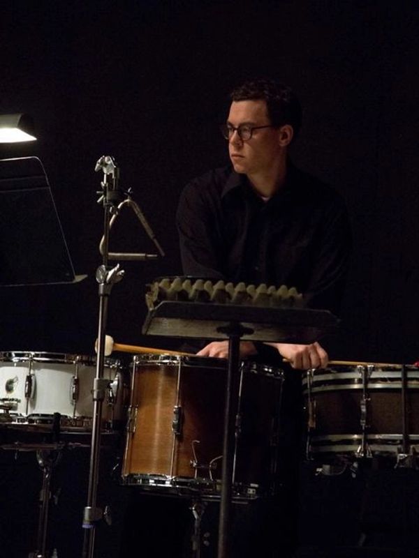 Idaho Percussion Services founder Matt Grady performs percussion with the Boise Philharmonic.