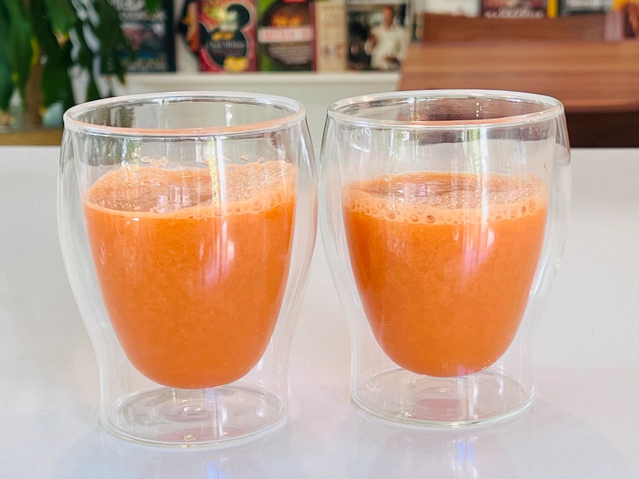 Cup of Orange, Carrot, Celery and Ginger juice