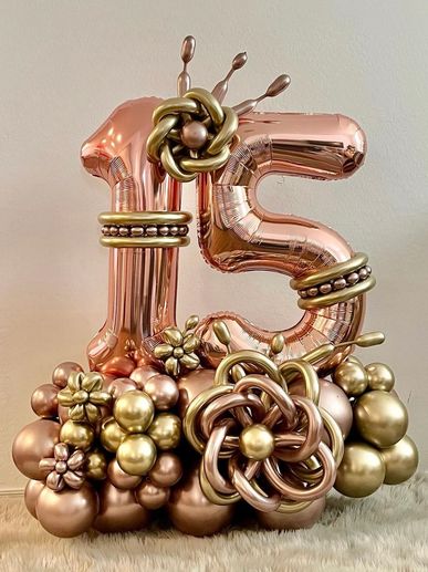 sweet 15 Balloon Bouquet