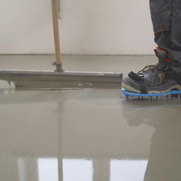 Installing resin flooring