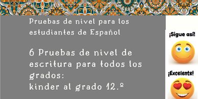 Spanish Freebie, Writing Prompts for Baselines, Spanish Freebie K-12 Writing