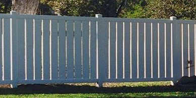 Omaha Fence Build with 6' Privacy Vinyl Fence Carribean