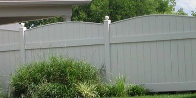 Fence Build in Omaha. 6' Lakeland Convex Privacy Fence