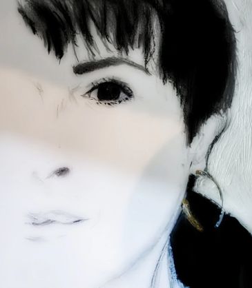 Self portrait from sketchbook