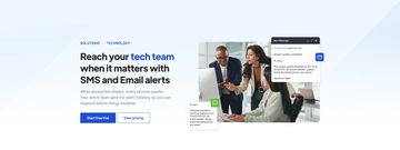 Technology business service page