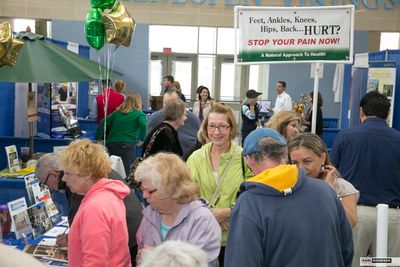 Expo visitors at Cape Henlopen High School, Lewes

