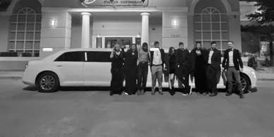Birthday Party transportation with a 10 Passenger Stretch Limousine 