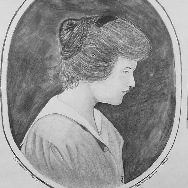 Somebody's Mother, 2016 [11x14 graphite/ paper]  (Sold)