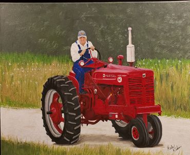 Farmer Jeff, 2019 [20x16 acrylic / canvas]  (Sold)
