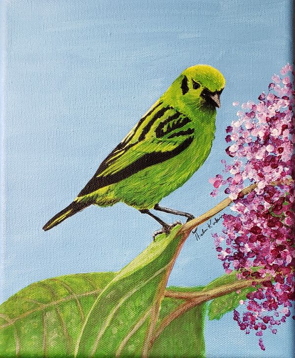 Emerald Tanger, 2020 [8x10 acrylic] 