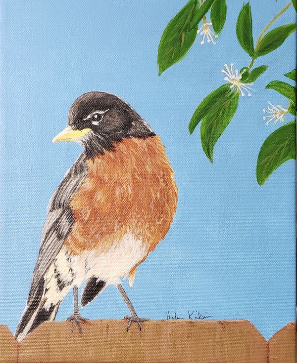 Robin, 2020 [8x10 acrylic] 