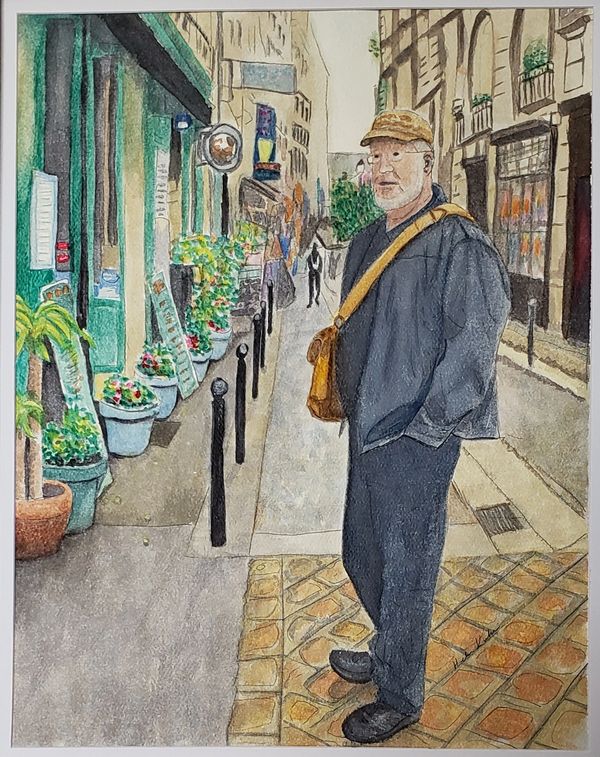 Vaughn, 2020 [11x14 watercolor]  (Sold)