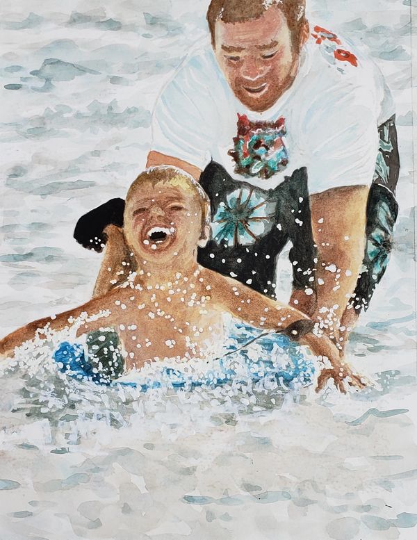 Wake Board, 2021 [8x10 Watercolor] 