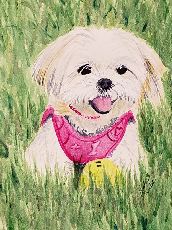 Izzy, 2021 [8x10 Watercolor] 