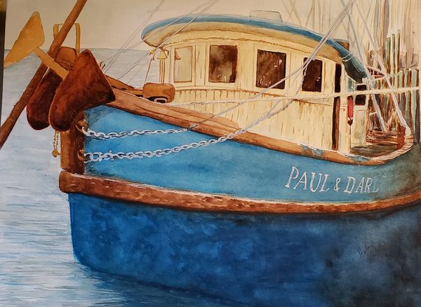 Paul and Darlene, 2021 [12x16 Watercolor] 