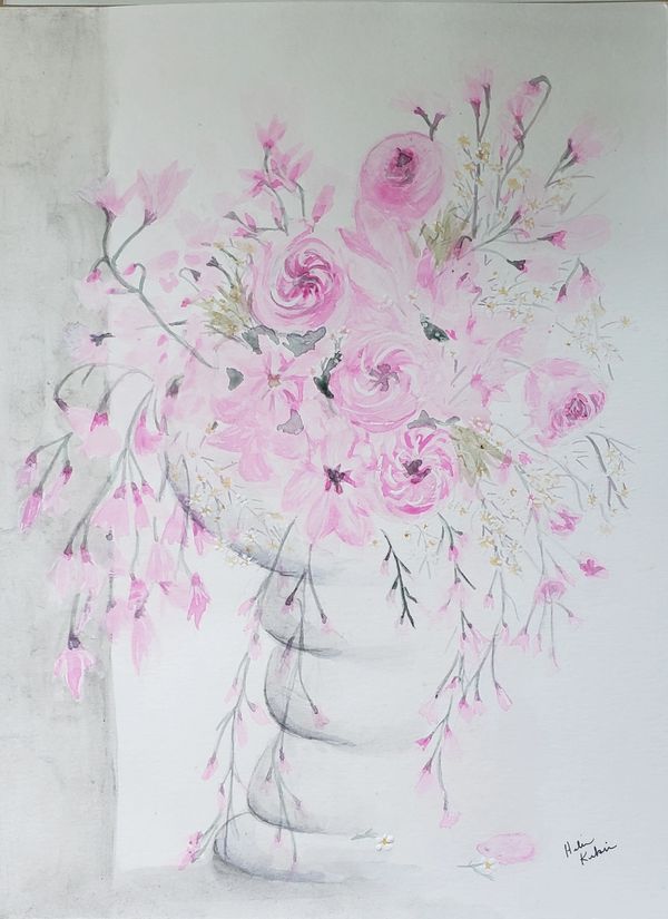 Pretty in Pink, 2021 [9x12 Watercolor] 