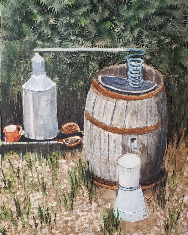 Back Country, 2021 [11x14 Watercolor] 