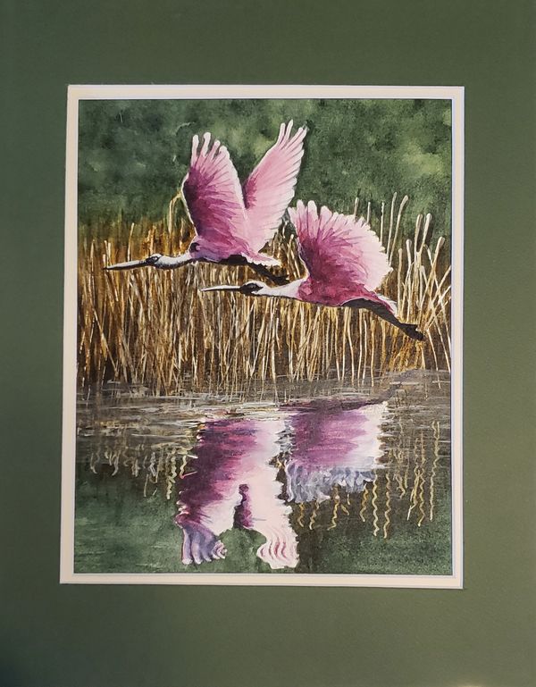 Spoonin (8x10) Sandra, 2022 [8x10 Watermedia]   SOLD