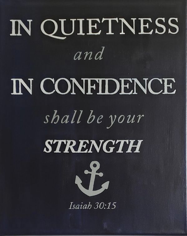 JB6 -  Isaiah 30:15 , 2022 [16x20 Acrylic]  (Sold)   # 22-173