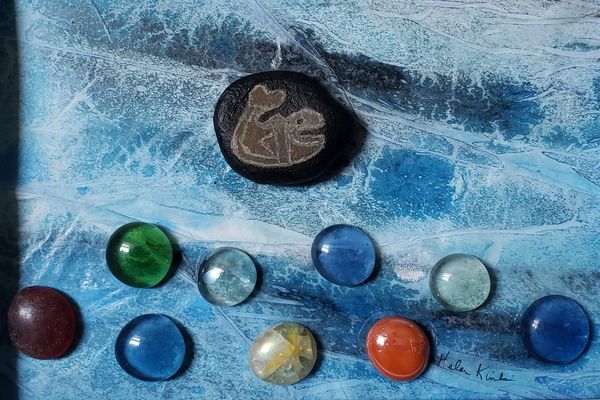 Under the Sea, 2022 [7x5 Collage]    # 22-177 SOLD