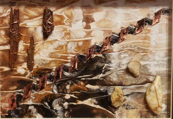 Rock vs Wood, 2022 [7x5 Collage]    # 22-180