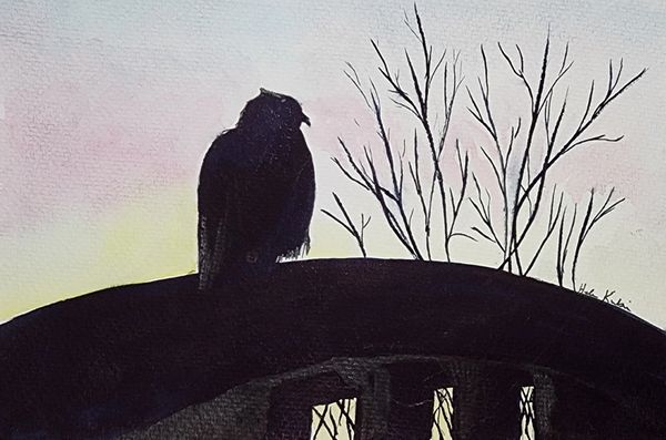 Sunset Bird (5x7 Watercolor)
# 23-243 SOLD