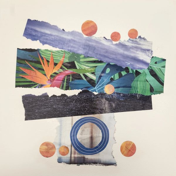 Balance Collage, 2024 [10x10 before frame, Collage]    # 24-256