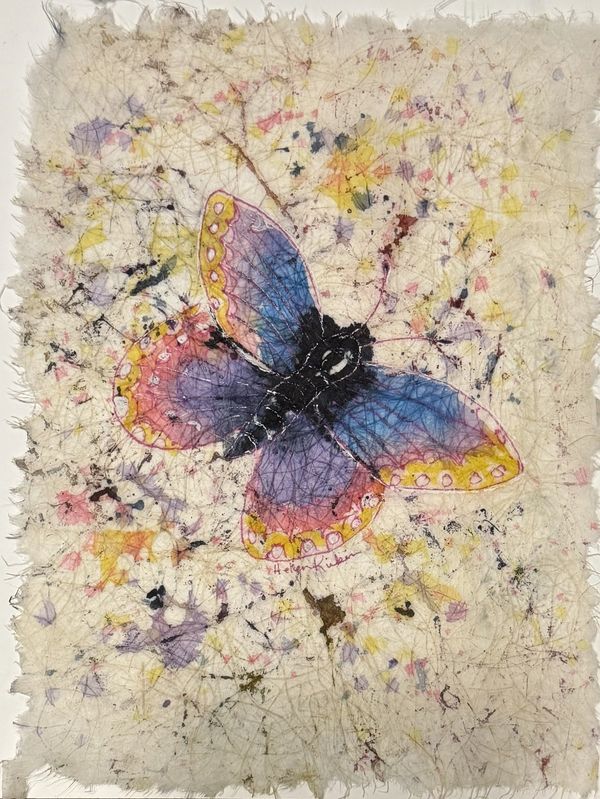 Batik Butterfly, 2025 Batik [8x12 ]   # 25-359 