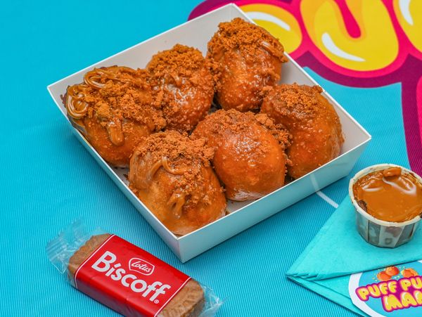 Puff Puff Man Biscoff.